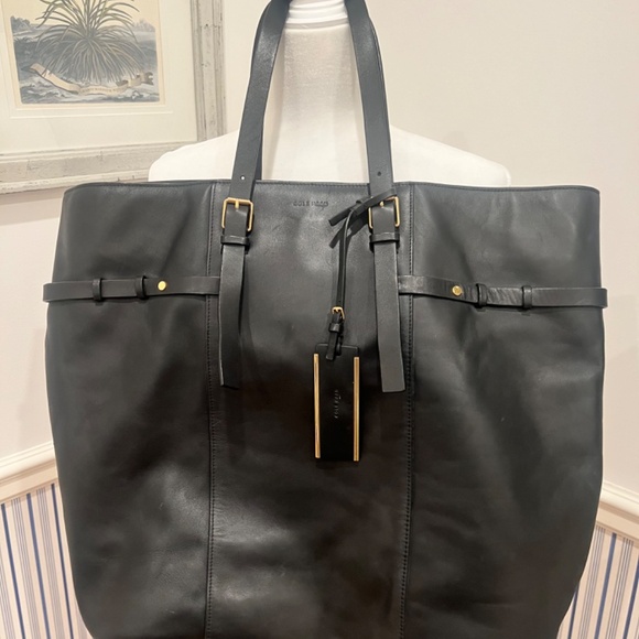 PRICE DROP Fun Weekend Leather Tote Bag by Cole Haan - Picture 5 of 16
